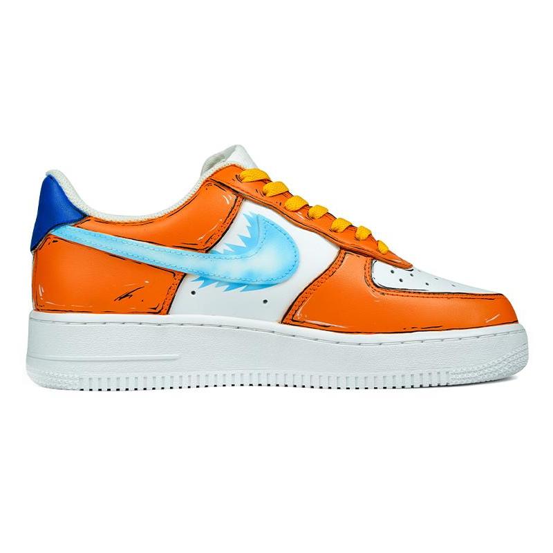 [Custom Male anime Goku Dragon Ball Orange]  Air Force 1 Skateboarding Shoes Men
