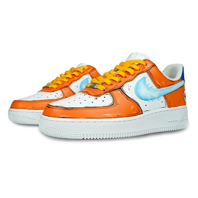 [Custom Male anime Goku Dragon Ball Orange]  Air Force 1 Skateboarding Shoes Men
