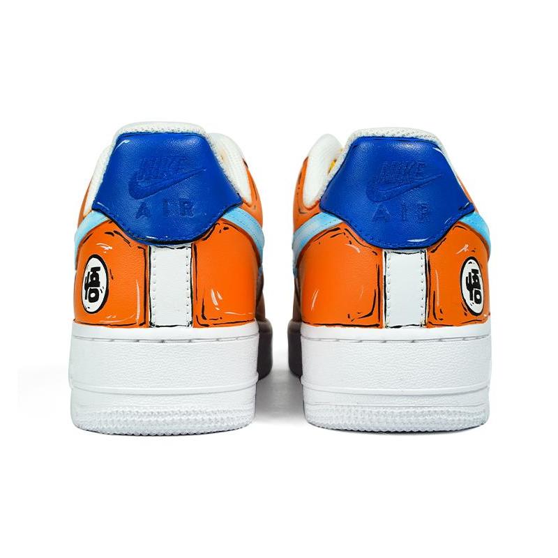 [Custom Male anime Goku Dragon Ball Orange]  Air Force 1 Skateboarding Shoes Men