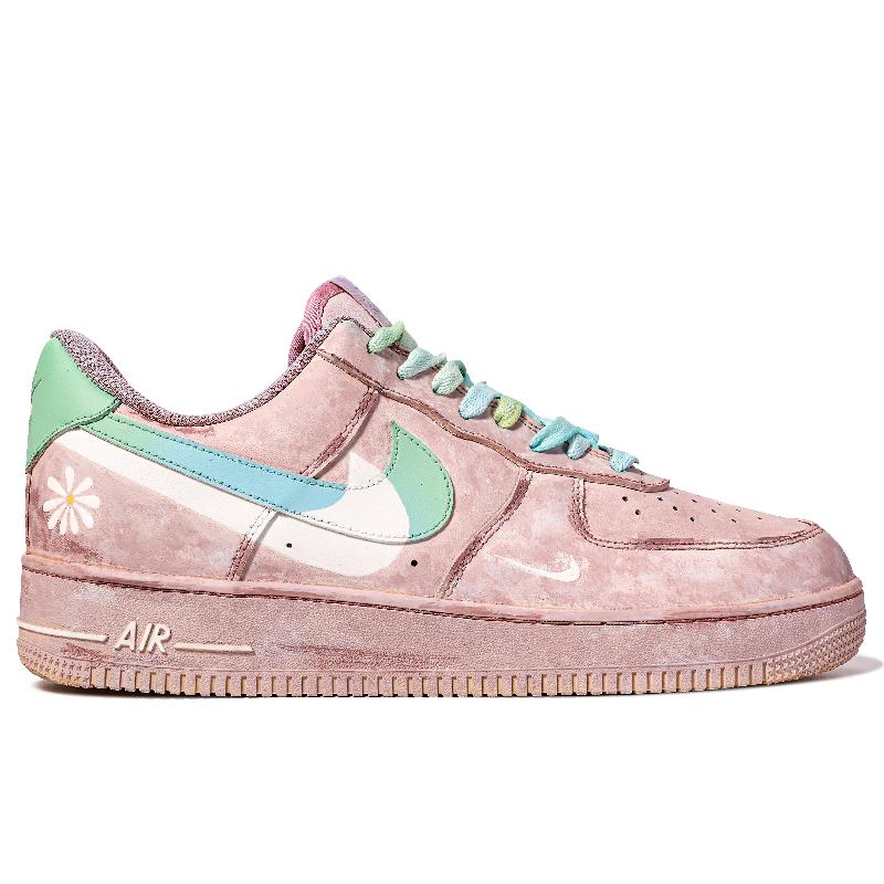 [Custom Northern Lights]  Air Force 1 Skateboarding Shoes Men