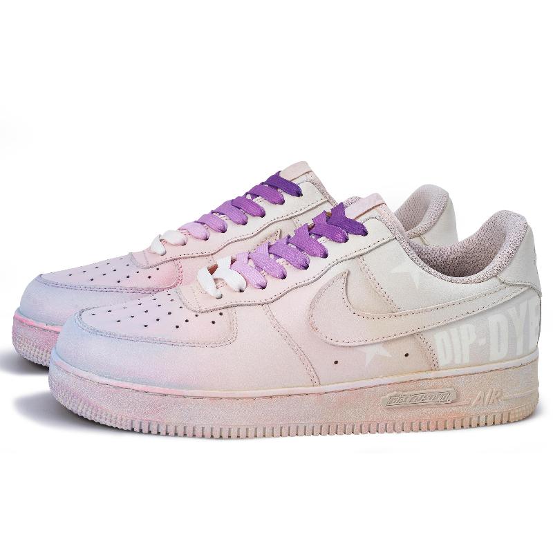 [Custom Men's Qiushui]  Air Force 1 Skateboarding Shoes Men