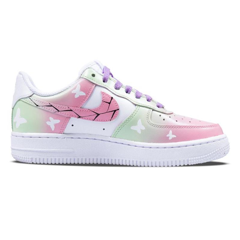 [Custom The male version of Demon Slayer: Butterfly Ninja]  Air Force 1 Low Skateboarding Shoes Men