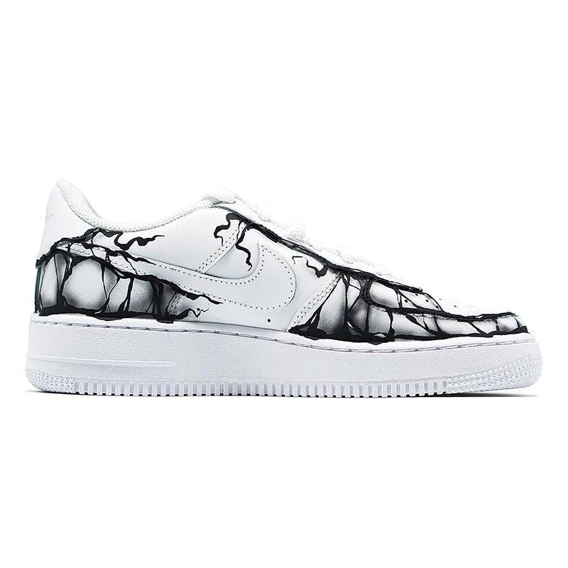 [Custom Men's hand-painted venom]  Air Force 1 Skateboarding Shoes Men