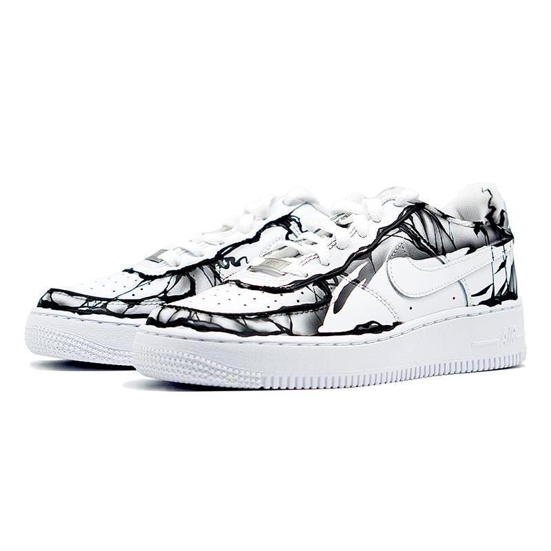 [Custom Men's hand-painted venom]  Air Force 1 Skateboarding Shoes Men