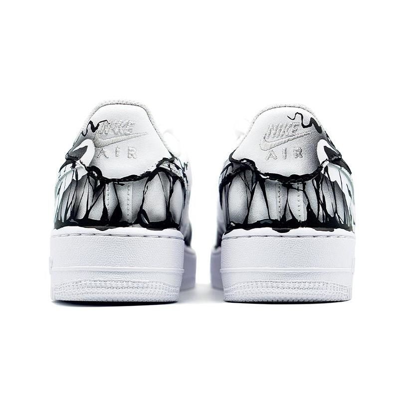 [Custom Men's hand-painted venom]  Air Force 1 Skateboarding Shoes Men