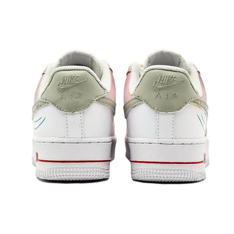 [Custom Quine]  Air Force 1 Skateboarding Shoes Men Low-top White/powder