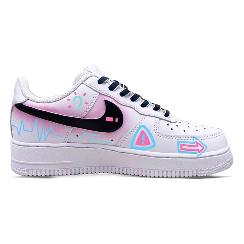[Custom Men's Cyber Future]  Air Force 1 Skateboarding Shoes Men