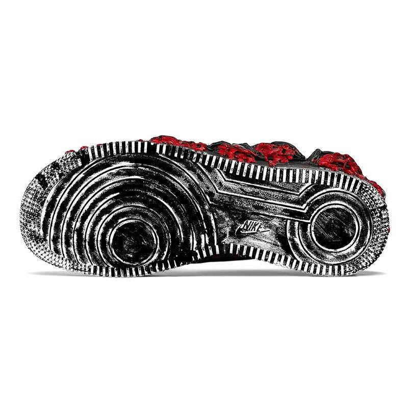 [Custom Cthulhu Venom]  Air Force 1 Skateboarding Shoes Black/Red
