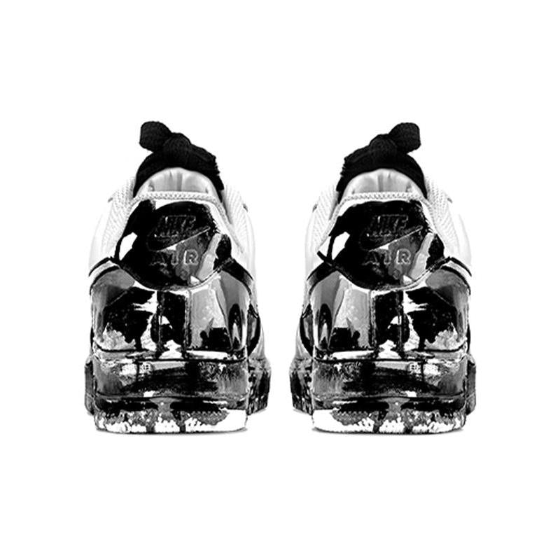 [Custom Men's style in black, white and grey with ink charm]  Air Force 1 Skateboarding Shoes Men Low-top Black/white/gray