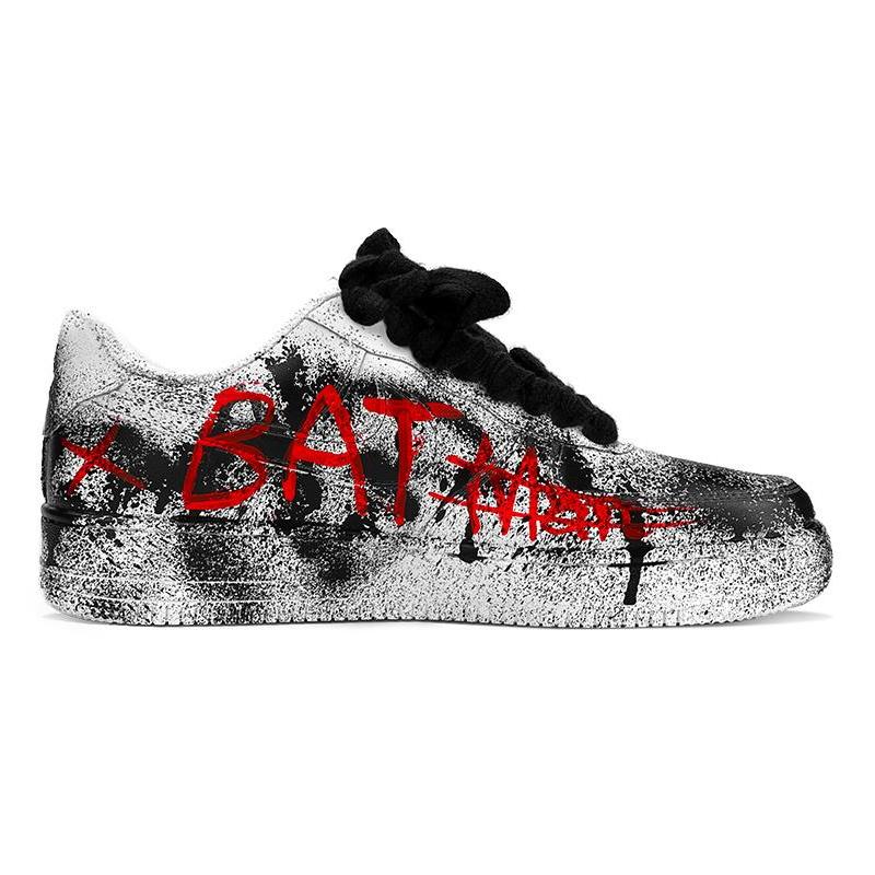 [Custom The male superhero Batman]  Air Force 1 Skateboarding Shoes Men