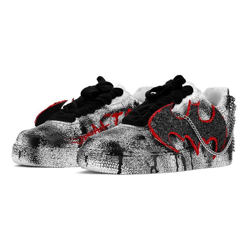 [Custom The male superhero Batman]  Air Force 1 Skateboarding Shoes Men