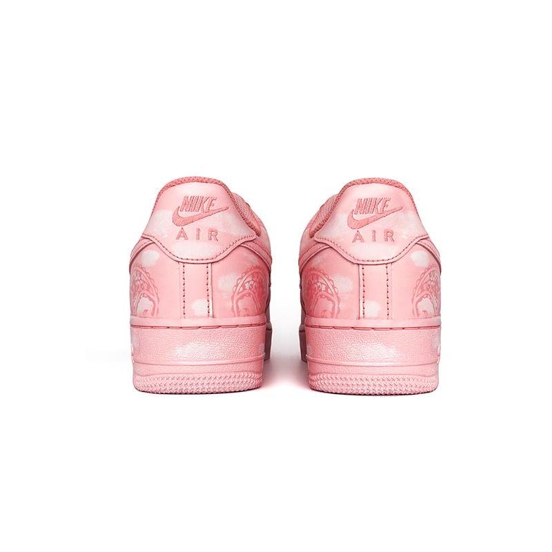 [Custom The cashew flower of the men's and women's scratch-off lottery is worn out]  Air Force 1 Skateboarding Shoes Unisex