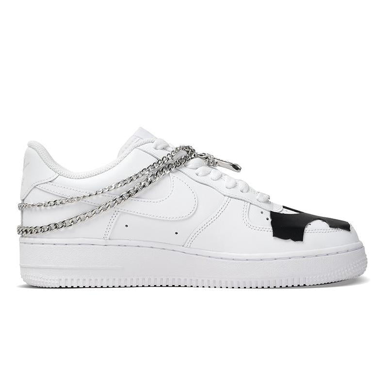 [Custom Men's low-top Baroque lover sneakers]  Air Force 1 Skateboarding Shoes Men