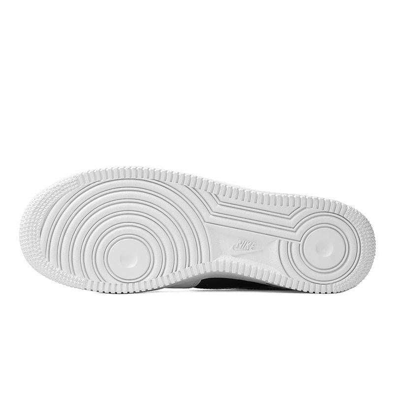 [Custom Men's low-top and incomplete silk sneakers]  Air Force 1 Skateboarding Shoes Men Low-top Grey/white