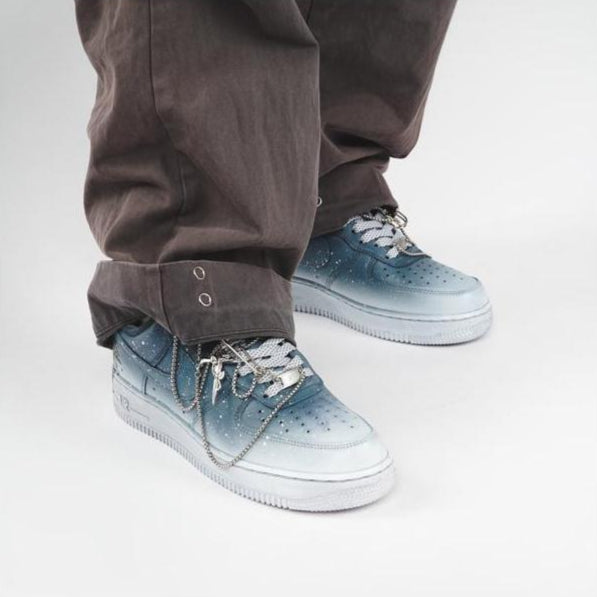 [Custom Men's low-top rose boy sneakers]  Air Force 1 Skateboarding Shoes Men