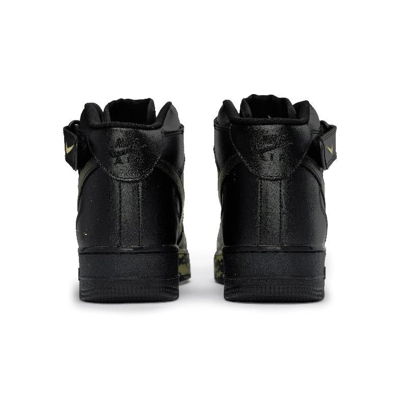 [Custom Male and female interstellar light Mi]  Air Force 1 Skateboard Shoes Unisex Mid-Top Rice