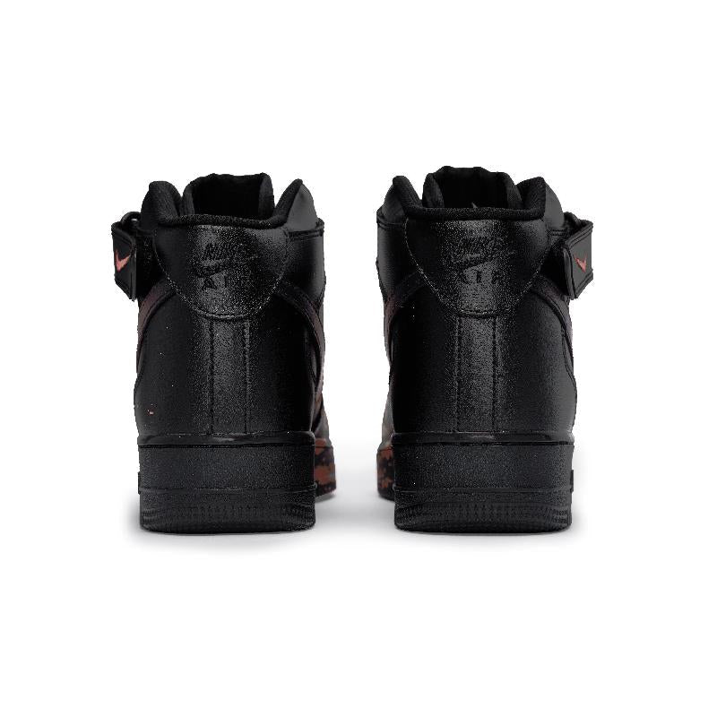 [Custom Team80 Male and Female Interstellar Flow Light Meat Powder]  Air Force 1 Skateboard Shoes Unisex Mid-Top Flesh Pink