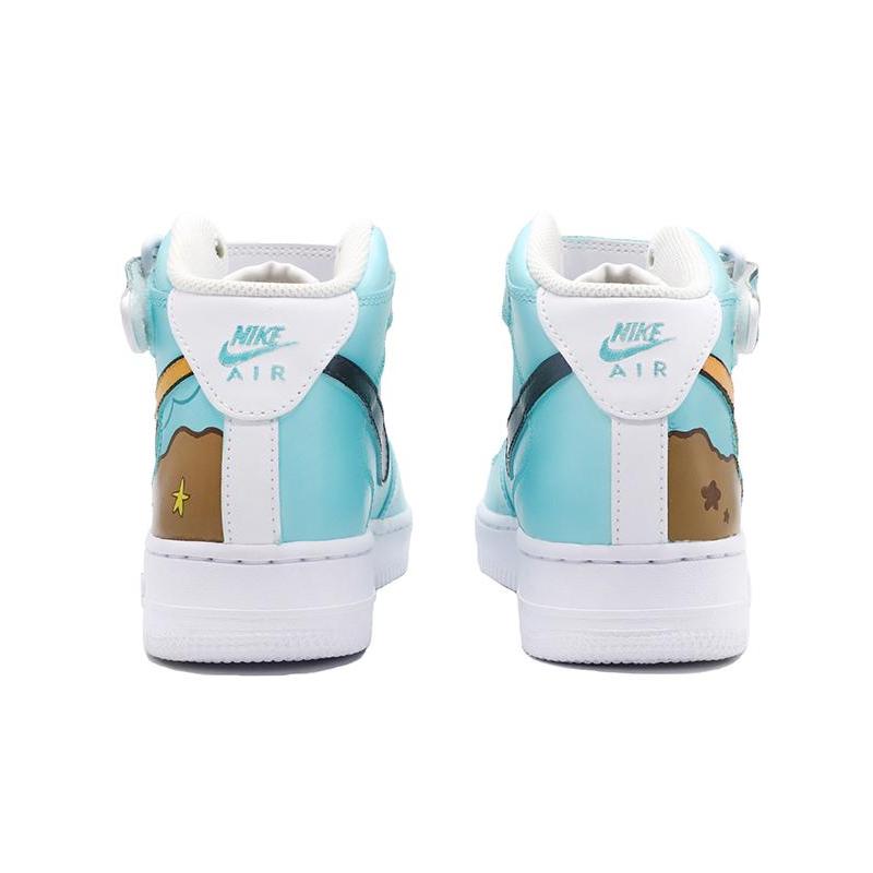[Custom 520 Men's Tiffany Green South Coast]  Air Force 1 Skateboarding Shoes Men