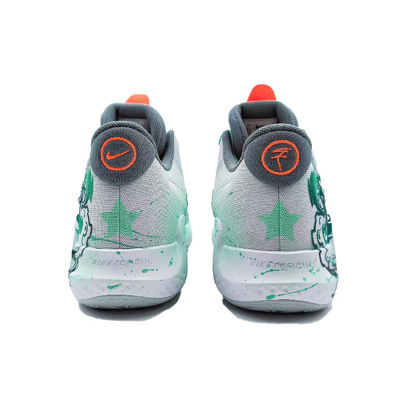 [Custom Mint bomb]  KD Trey 5 X Basketball Shoes Unisex Mid-top Cyan