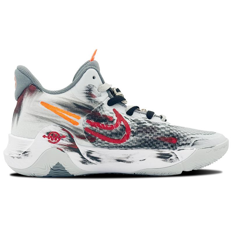 [Custom Lost in the mist]  KD Trey 5 Basketball Shoes Unisex Low-top Gray
