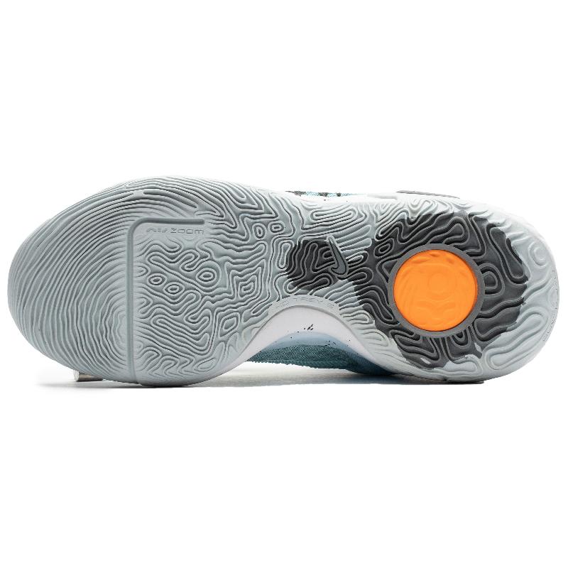 [Custom Summer mint]  KD Trey 5 IX Basketball Shoes Unisex Mid-Top Mint Blue