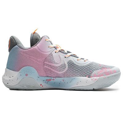 [Custom Graffiti storm]  KD Trey 5 IX Basketball Shoes Unisex Mid-Top Pink