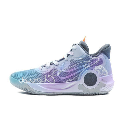 [Custom Phantom]  KD Trey 5 IX Basketball Shoes Unisex Mid-Top White/Gray/Purple