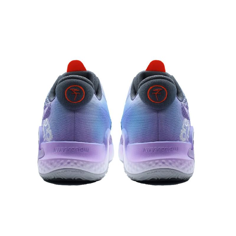 [Custom Phantom]  KD Trey 5 IX Basketball Shoes Unisex Mid-Top White/Gray/Purple