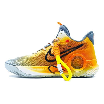 [Custom Sunset Coast]  KD Trey 5 IX Basketball Shoes Men Mid-top Yellow