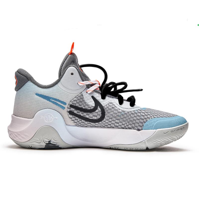 [Custom The Sea of Disappointment]  KD Trey 5 IX Basketball Shoes Unisex Mid-Top Gray/White