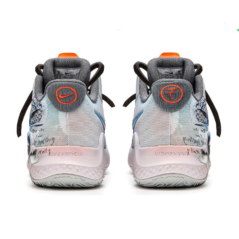 [Custom The Sea of Disappointment]  KD Trey 5 IX Basketball Shoes Unisex Mid-Top Gray/White