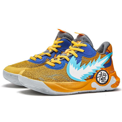 [Custom Wukong]  KD Trey 5 Basketball Shoes Unisex Mid-top Orange/blue