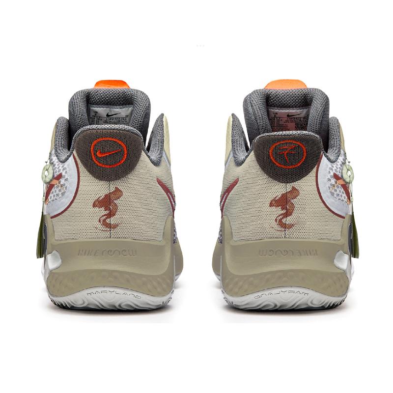 [Custom Xiangrui]  KD Trey 5 Basketball Shoes Unisex Mid-Top Red/Gray