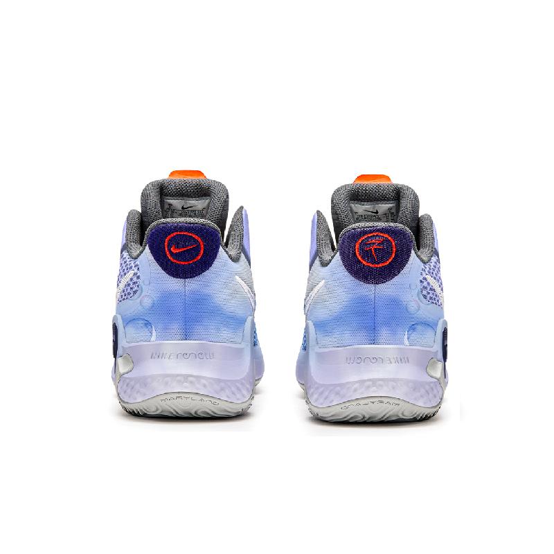 [Custom Neon bubble]  KD Trey 5 IX Basketball Shoes Unisex Mid-Top Purple/Blue