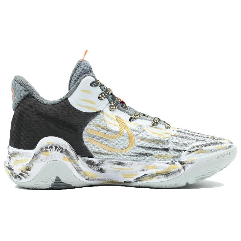 [Custom Fight over the Buddha]  KD Trey 5 IX Basketball Shoes Unisex Mid-Top Black