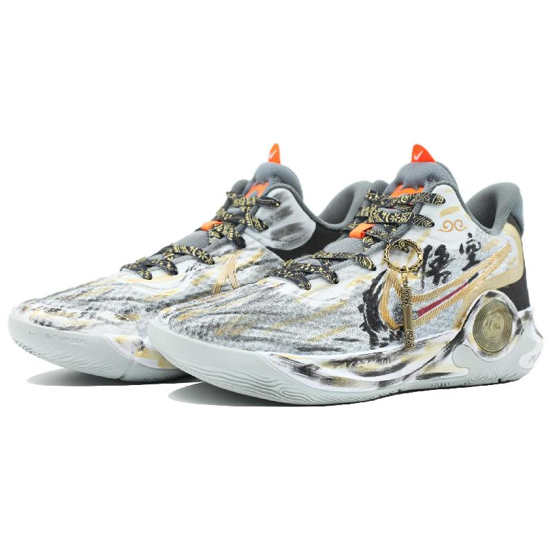 [Custom Fight over the Buddha]  KD Trey 5 IX Basketball Shoes Unisex Mid-Top Black