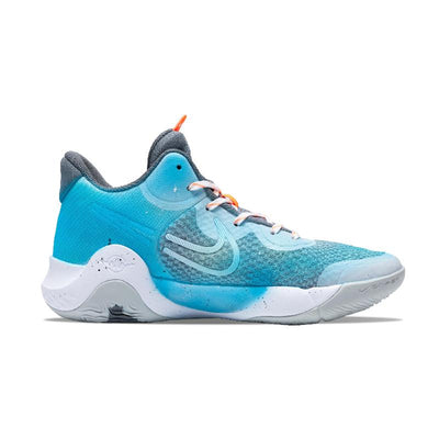 [Custom The Dream of the sea blue]  KD Trey 5 IX Basketball Shoes Unisex Mid-Top Blue Gray