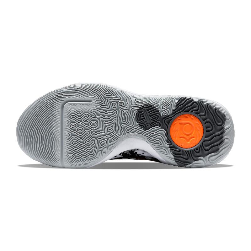 [Custom The flames of war spread like wildfire]  KD Trey 5 IX Basketball Shoes Unisex Mid-Top Black Gray