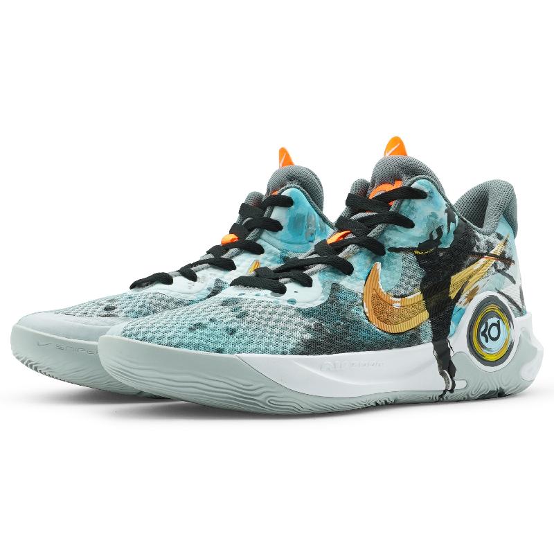 [Custom Phantom Wukong]  KD Trey 5 IX Basketball Shoes Unisex Low-top Black/Blue/Yellow
