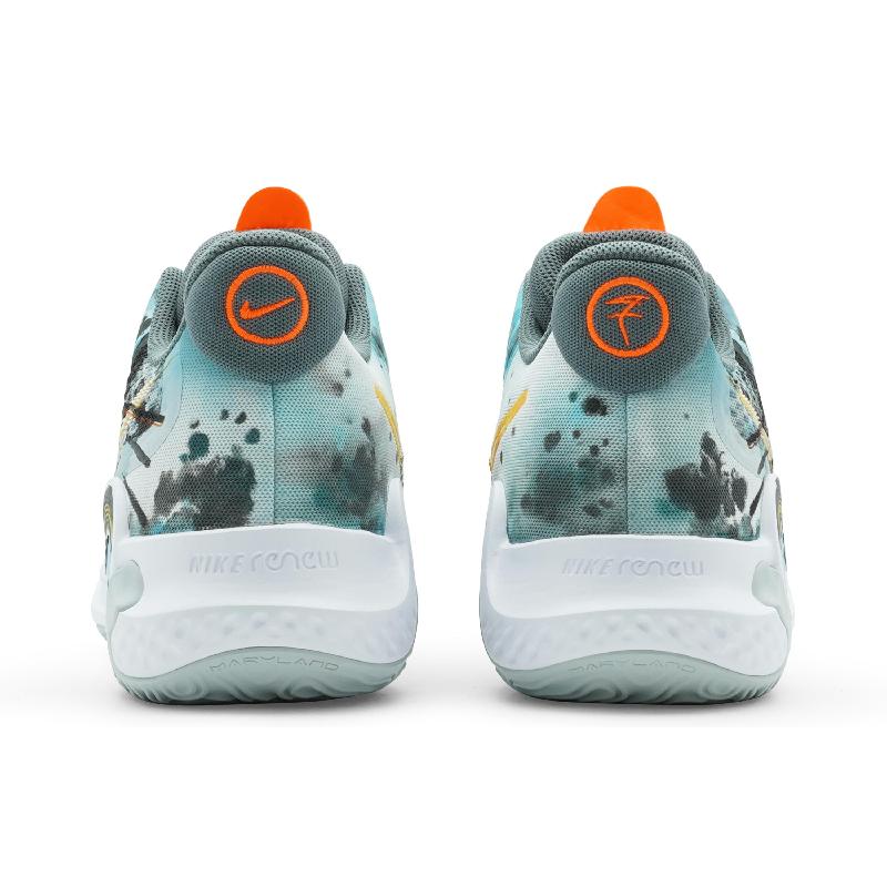 [Custom Phantom Wukong]  KD Trey 5 IX Basketball Shoes Unisex Low-top Black/Blue/Yellow