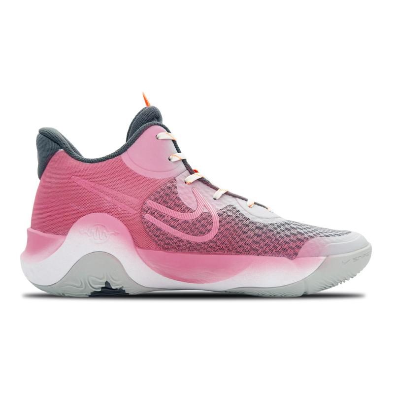 [Custom The same kind of funny chirping for both men and women]  KD Trey 5 IX Basketball Shoes Unisex Mid-Top Black/Pink/Gray