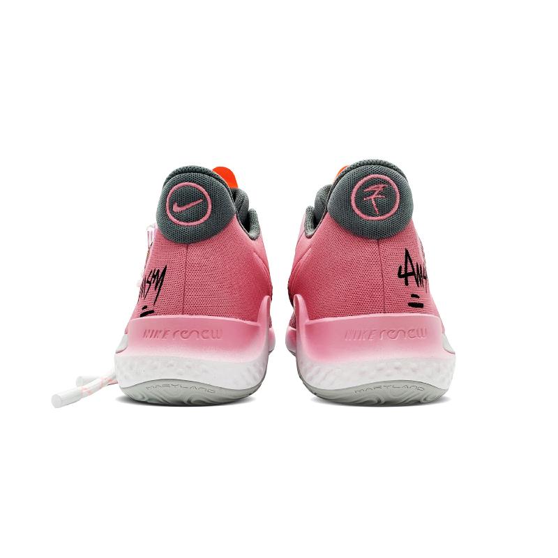 [Custom The same kind of funny chirping for both men and women]  KD Trey 5 IX Basketball Shoes Unisex Mid-Top Black/Pink/Gray
