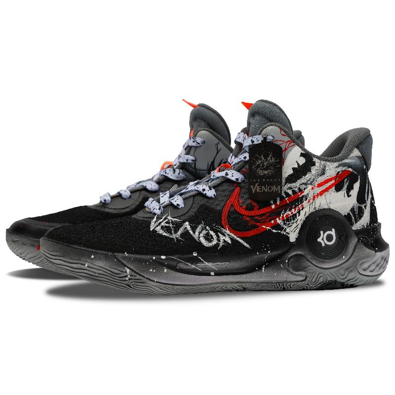 [Custom Fatal Guardian]  KD Trey 5 IX Basketball Shoes Unisex Mid-Top Red