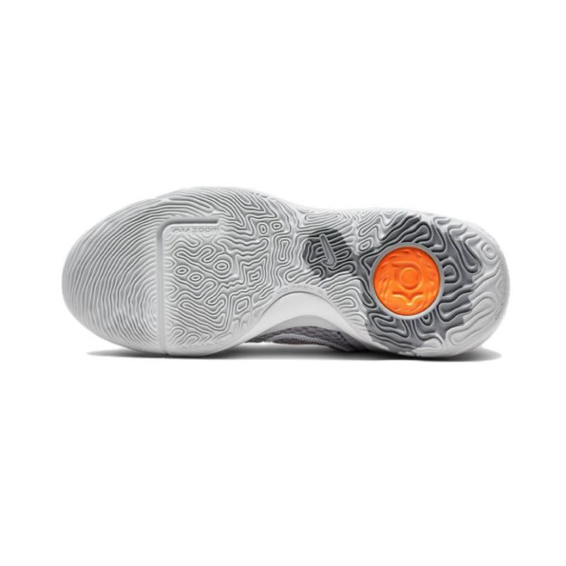 [Custom Death Flame]  KD Trey 5 IX Basketball Shoes Unisex Mid-Top Black/Gray/Red/Yellow