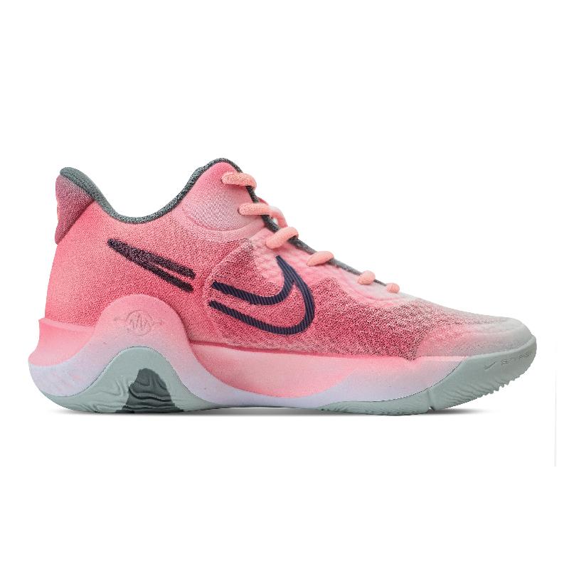 [Custom Soda and red pomelo]  KD Trey 5 IX Basketball Shoes Unisex Mid-Top Pink