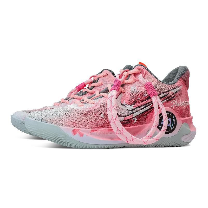 [Custom Soda and red pomelo]  KD Trey 5 IX Basketball Shoes Unisex Mid-Top Pink