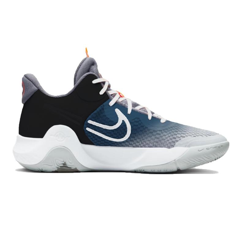 [Custom Future City]  KD Trey 5 IX Basketball Shoes Unisex Mid-Top White, Black, Gray, Blue
