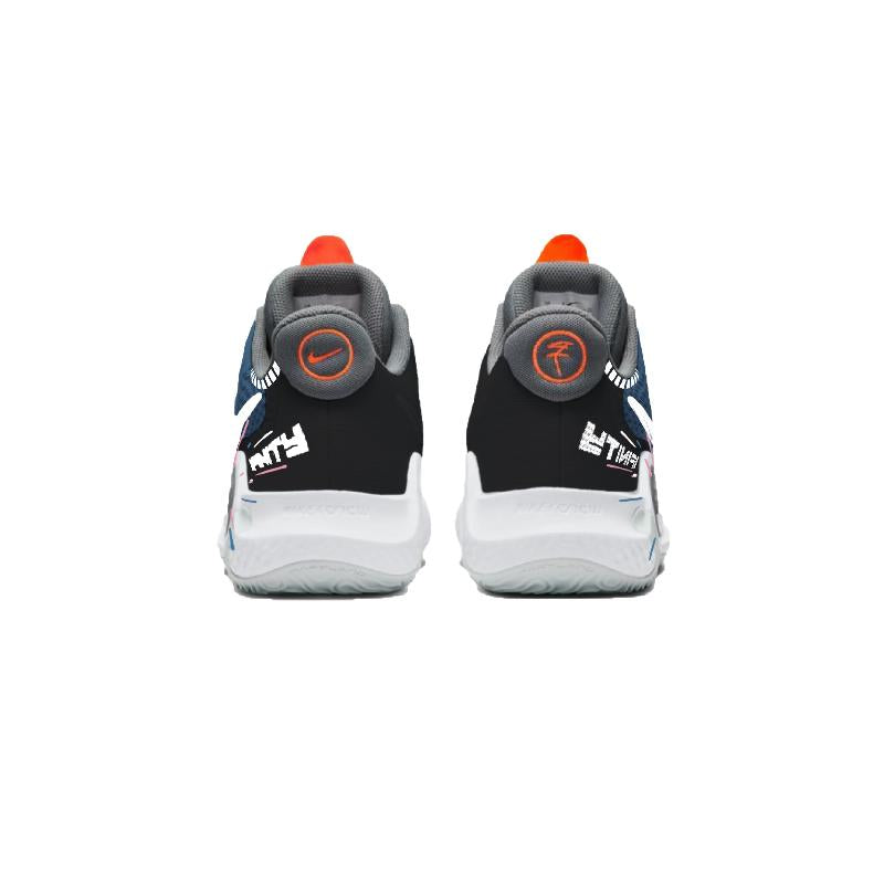 [Custom Future City]  KD Trey 5 IX Basketball Shoes Unisex Mid-Top White, Black, Gray, Blue