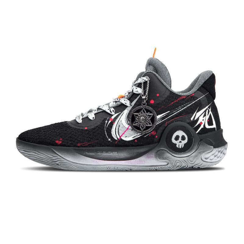 [Custom The Contract of Death]  KD Trey 5 IX Basketball Shoes Unisex Mid-Top White Black Red