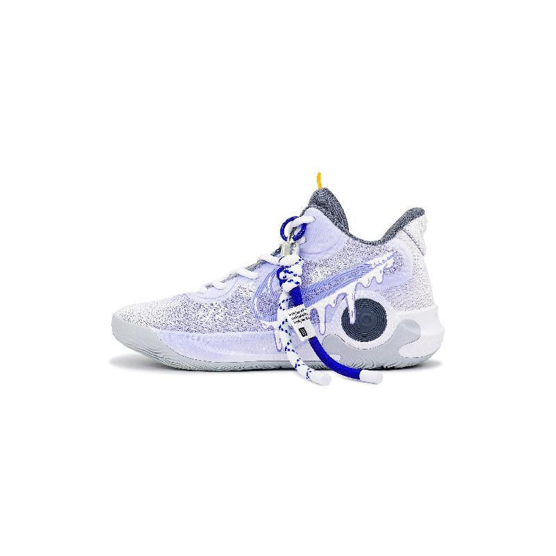 [Custom Men's style Thunderous assault]  KD Trey 5 IX Basketball Shoes Unisex Mid-top Purple